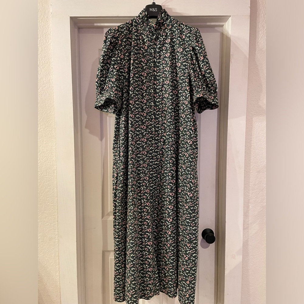 Tuckernuck Green Floral Maxi Dress